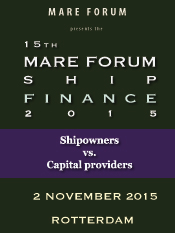 Mare;Forum - Shipfinance 2015 - Rotterdam Maritime Services Community - RMSC