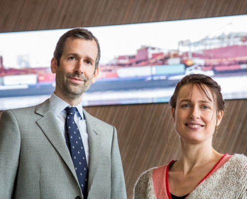 Erik Witjens and Eva van Luijk - Rotterdam Maritime Services Community