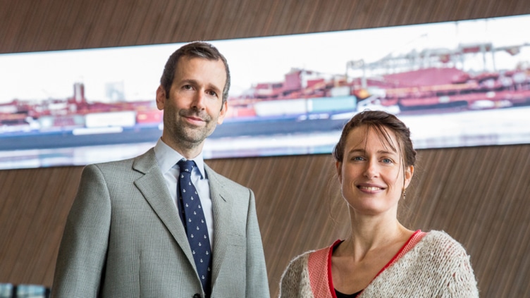 Erik Witjens and Eva van Luijk - Rotterdam Maritime Services Community